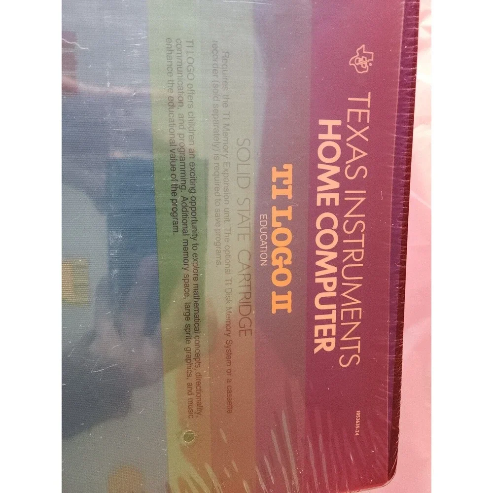 Texas Instruments Home Computer TI Logo II Solid State Cartridge nip
